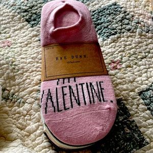 Rae Dunn Valentine liner socks - 10 pm